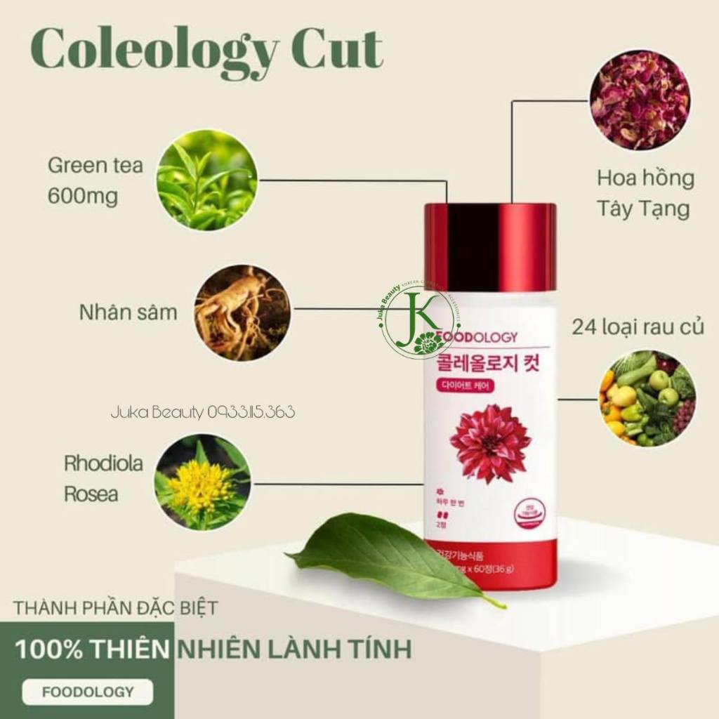 Viên uống hỗ trợ giảm cân Foodology Coleology Cut