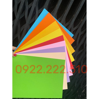 BÌA GIẤY MÀU GRAND A4 xấp/10tờ (DL:160gs)