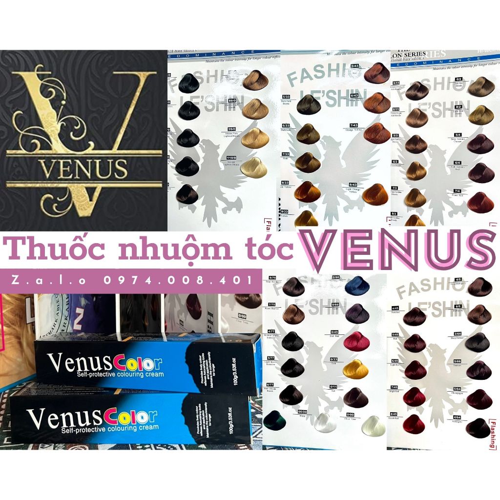 Thuốc nhuộm tóc Venus - Oxy mua riêng