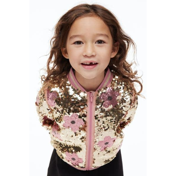 Áo khoác bomber sequin new 2511