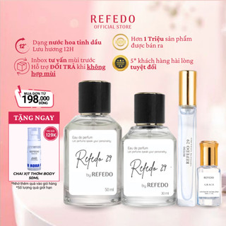 Nước hoa nữ thơm lâu chính hãng Refedo tinh dầu nước hoa cho nam nữ mùi gỗ nhẹ nhàng thơm lưu hương lâu ngọt quyến rũ