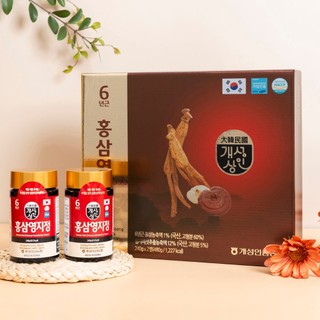 Cao hồng sâm linh chi Hàn Quốc 240gr x 2lọ date tháng 2025