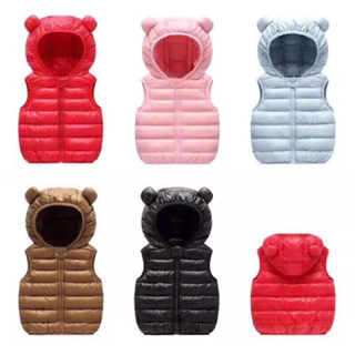 Áo phao Gile TAI GẤU siêu nhẹ cho bé 8-15kg