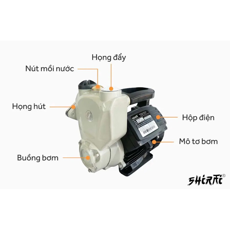 Máy bơm nước Shirai Jlm - 200 JLm 300 - Jlm 400