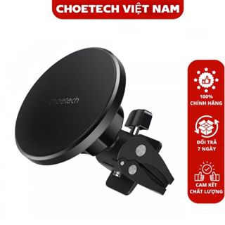 Giá đỡ điện thoại hít nam châm kẹp khe gió trên ô tô Choetech AT0004 - hàng chính hãng