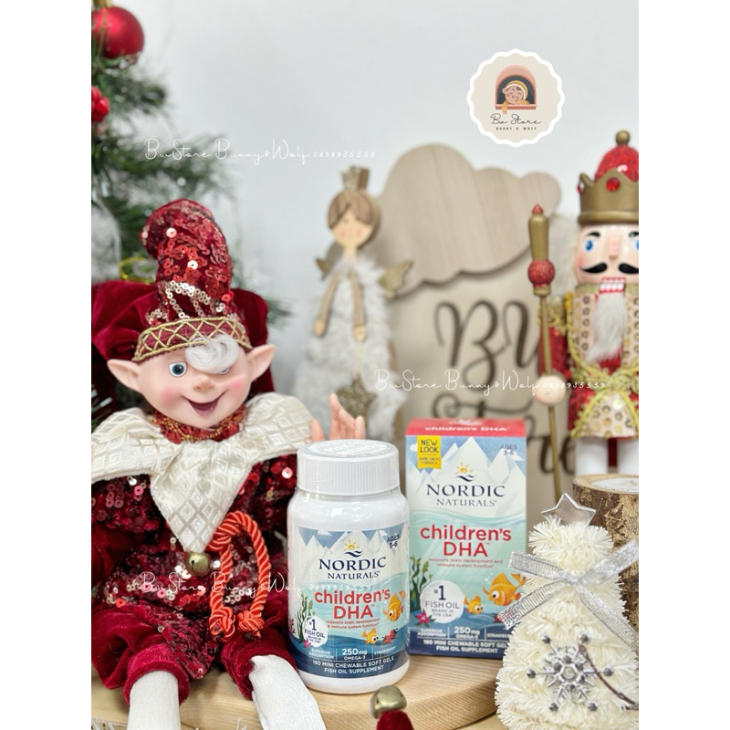 DHA Viên Gel Nordic Naturals Children's cho bé từ 3-6 tuổi