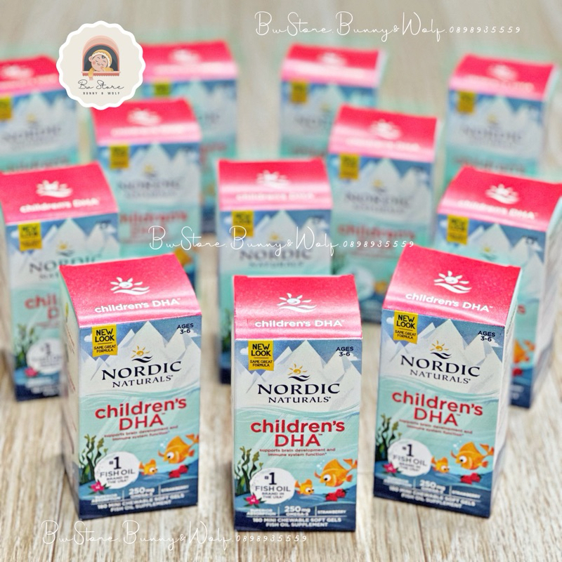 DHA Viên Gel Nordic Naturals Children's cho bé từ 3-6 tuổi