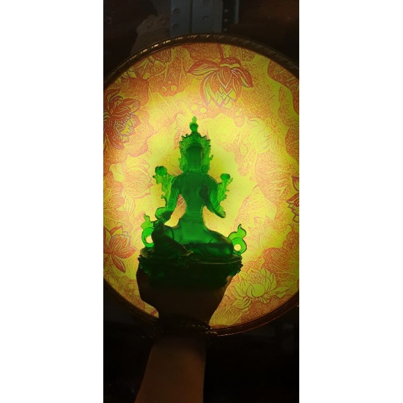 Tượng Mẹ Tara xanh cao 21cm