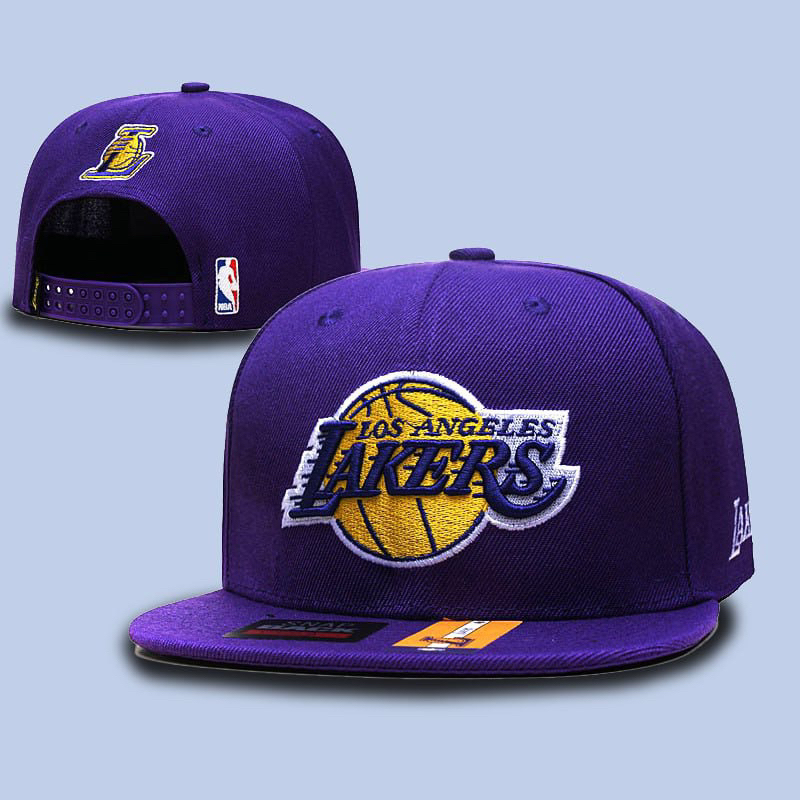 Nón kết SnapBack Lakers, mũ HIPHOP bóng rổ thể thao M223
