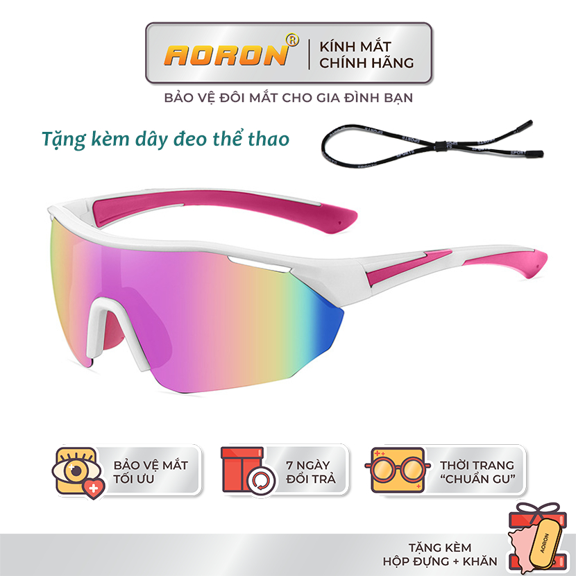 Kính Mát Thể Thao Nữ AORON Chống Tia UV Dùng Cho Đạp Xe, Chạy Bộ Và Chơi Thể Thao Chắn Gió Chống Chói Giúp Bảo Vệ Mắt