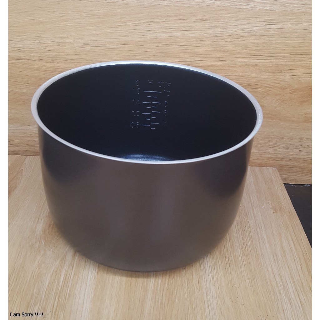 Lòng nồi cơm điện cao 14 cm 1.8 L  chống dính đen nặng 500 gr