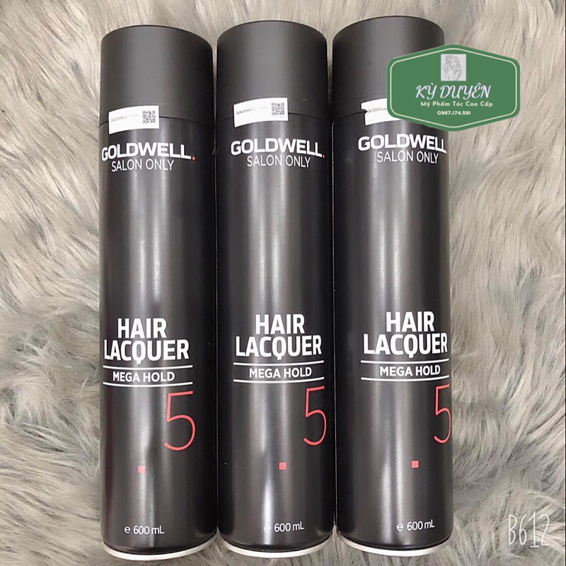 Keo xịt tóc tạo kiểu giữ nếp tóc siêu cứng siêu bền Goldwell Hair Lacquer 600ml