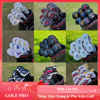 Bọc đầu gậy golf cover gậy sắt da PU hàng cao cấp BD025