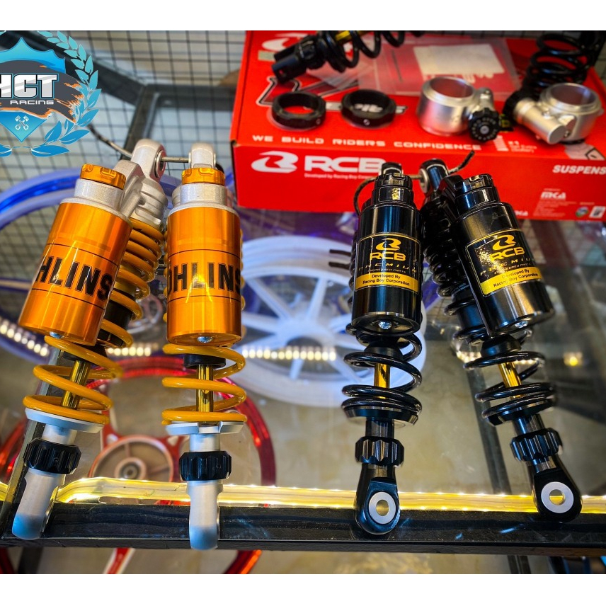 Phuộc RCB mod tem, Ohlins bình dầu cho Sirius,Jupiter Wave, Dream,..