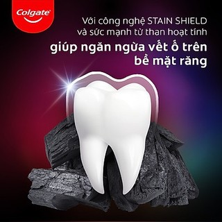 [Hỏa Tốc Q10] Nước súc miệng Colgate Optic White Charcoal (500ml)