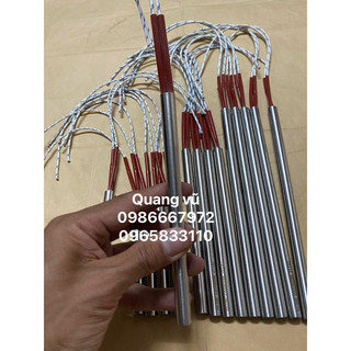 Phi 12 ,điện trở 1 đầu ,thanh gia nhiệt sấy khuôn 220v