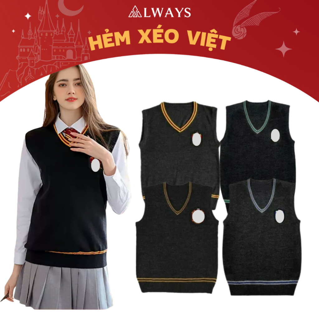 Áo Ghi-le len phù thủy dành cho fan đầu sẹo - Chất liệu len đẹp, chuẩn xịn, mềm mịn, không xù lông hay phai màu