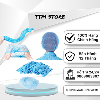 Mũ chụp đầu y tế bịch 100 chiếc