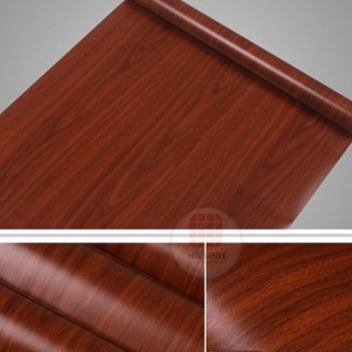  Decal vân gỗ dán bàn cửa tủ kệ chống thấm nước giấy dán tường giả gỗ khổ 1.2mx0.5m 