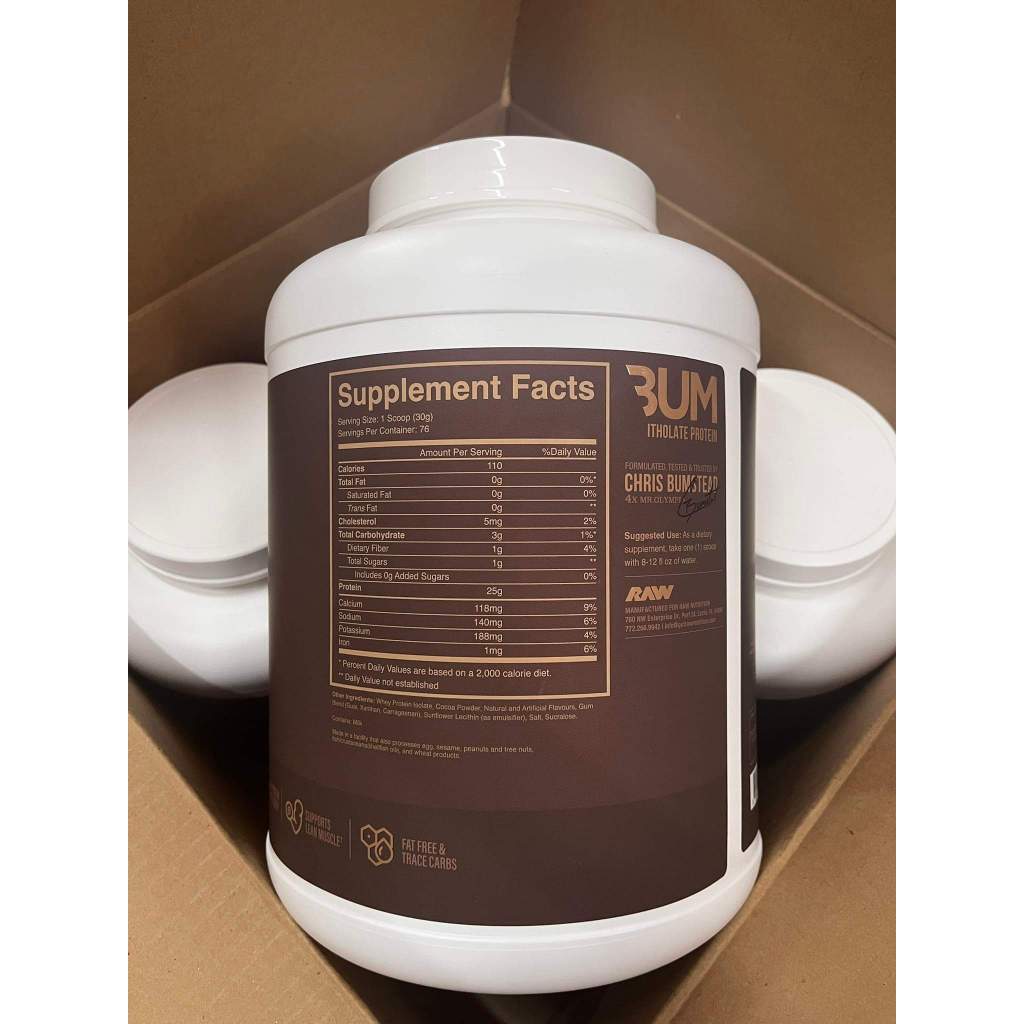 Bột đạm whey Raw CBUM ITHOLATE PROTEIN 5Lbs