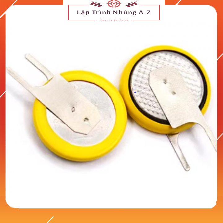 [Lập Trình Nhúng A-Z] Pin 3V CR1220 Chân Hàn Đứng