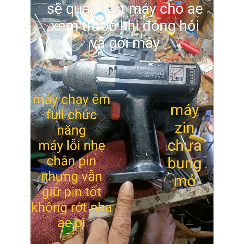 Máy bắn vít nhật bãi chính hãng. dùng đi công trình