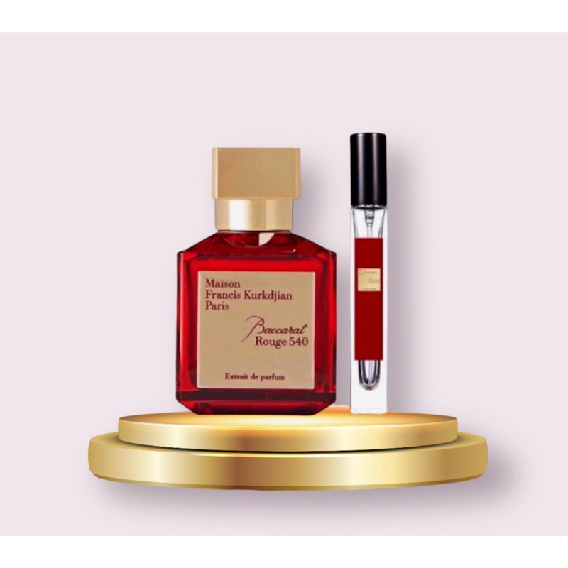 Maison 540 đỏ mẫu 10ml của nữ