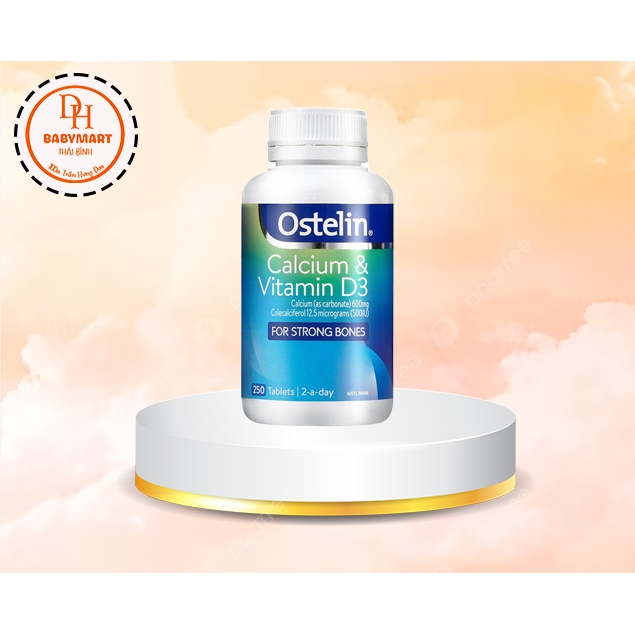 Ostelin Calcium & Vitamin D3 – Viên uống bổ sung Canxi và Vitamin D3