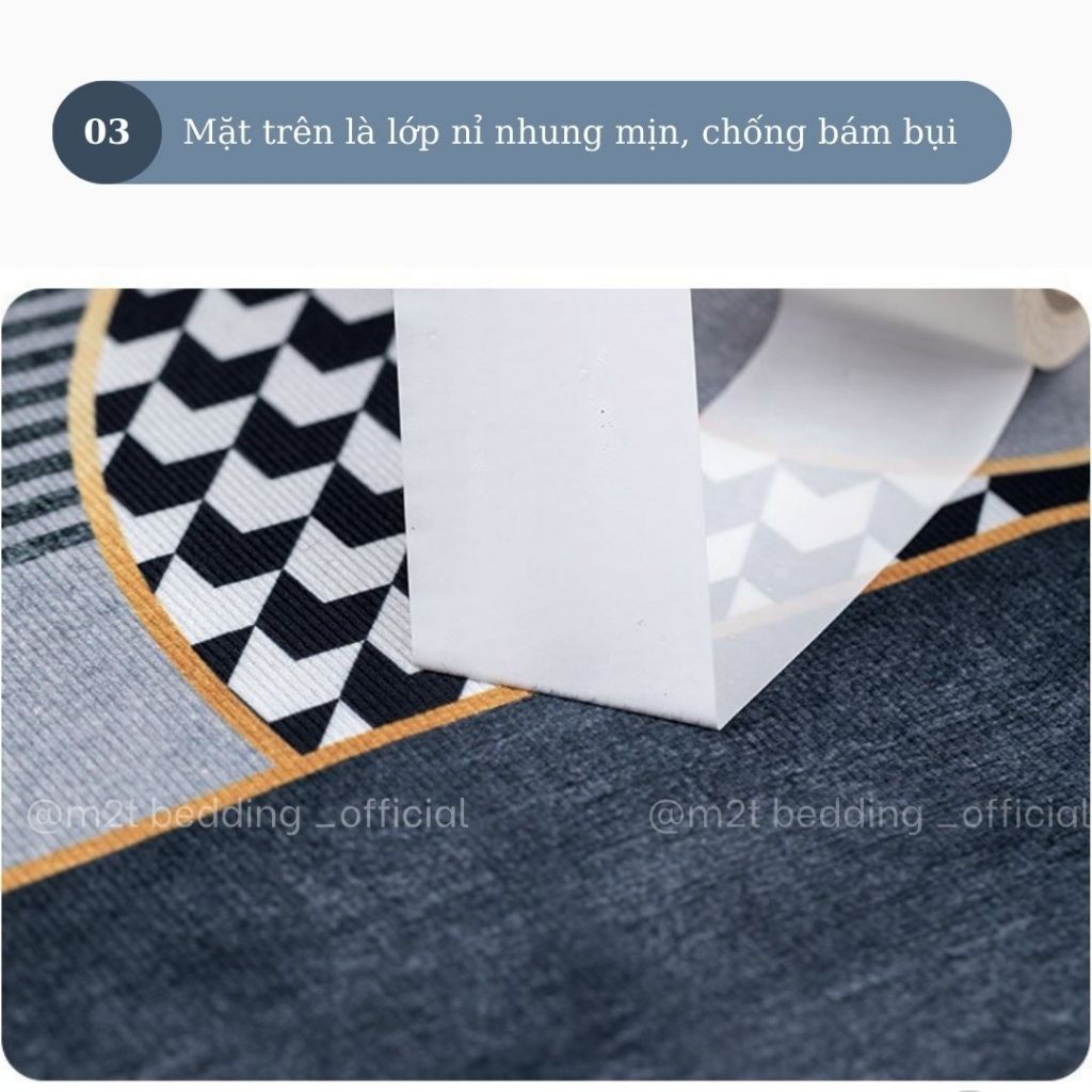 Combo 2 tấm thảm bếp  và 6 tấm thảm chân bali chống trơn trượt M2T BEDDING