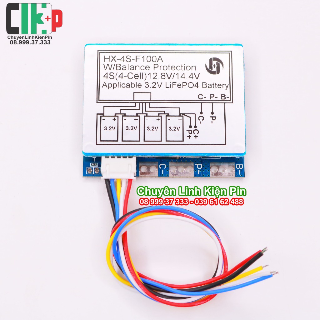 Mạch Bảo vệ - cân bằng pin Life 3.2V 4S 100A