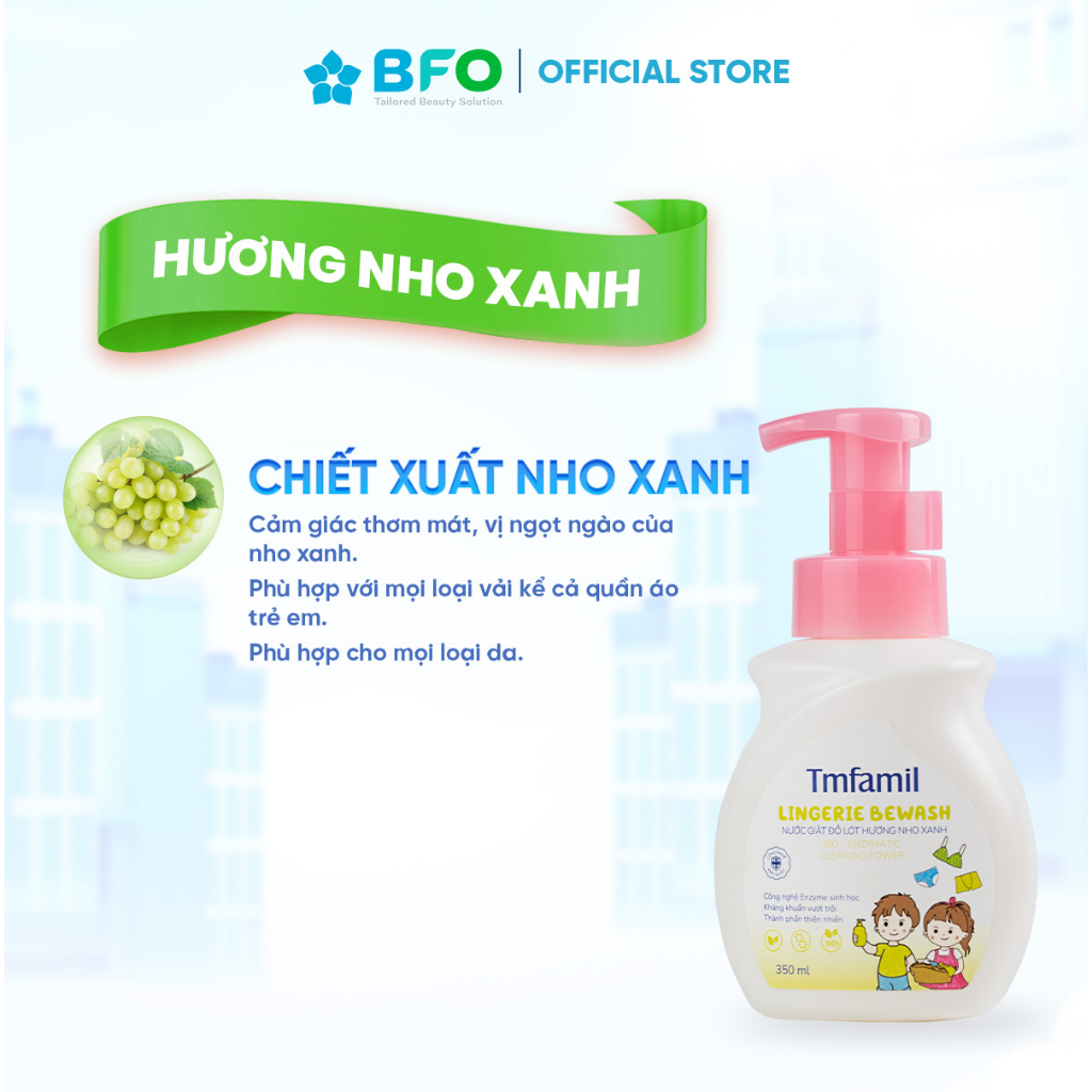 (Mua kèm deal sốc)Nước giặt đồ lót, an toàn cho da nhạy cảm Tami Natural 350ml Tặng chai 1 chai sữa tắm gạo 330ml