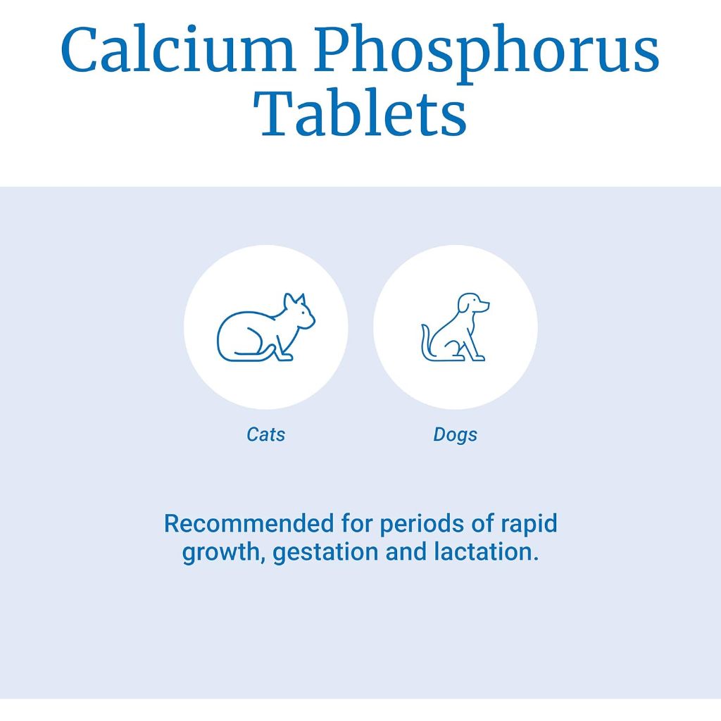 Viên Canxi Calcium Phosphorus cho chó mèo 50 viên