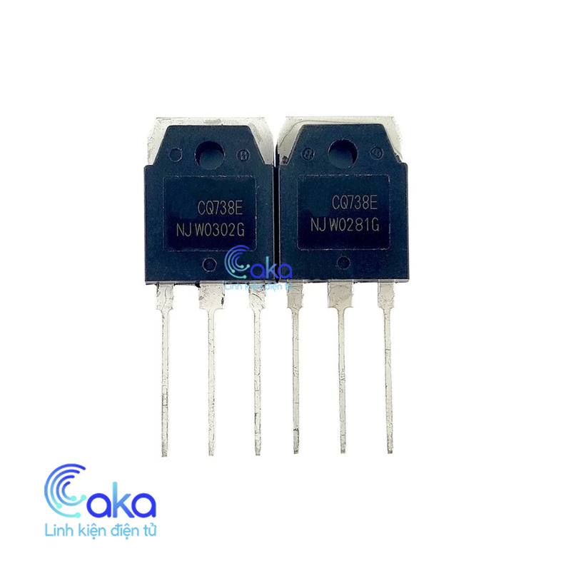 Cặp Sò Công Suất Âm Ly NJW0281G - NJW0302G 1 cặp