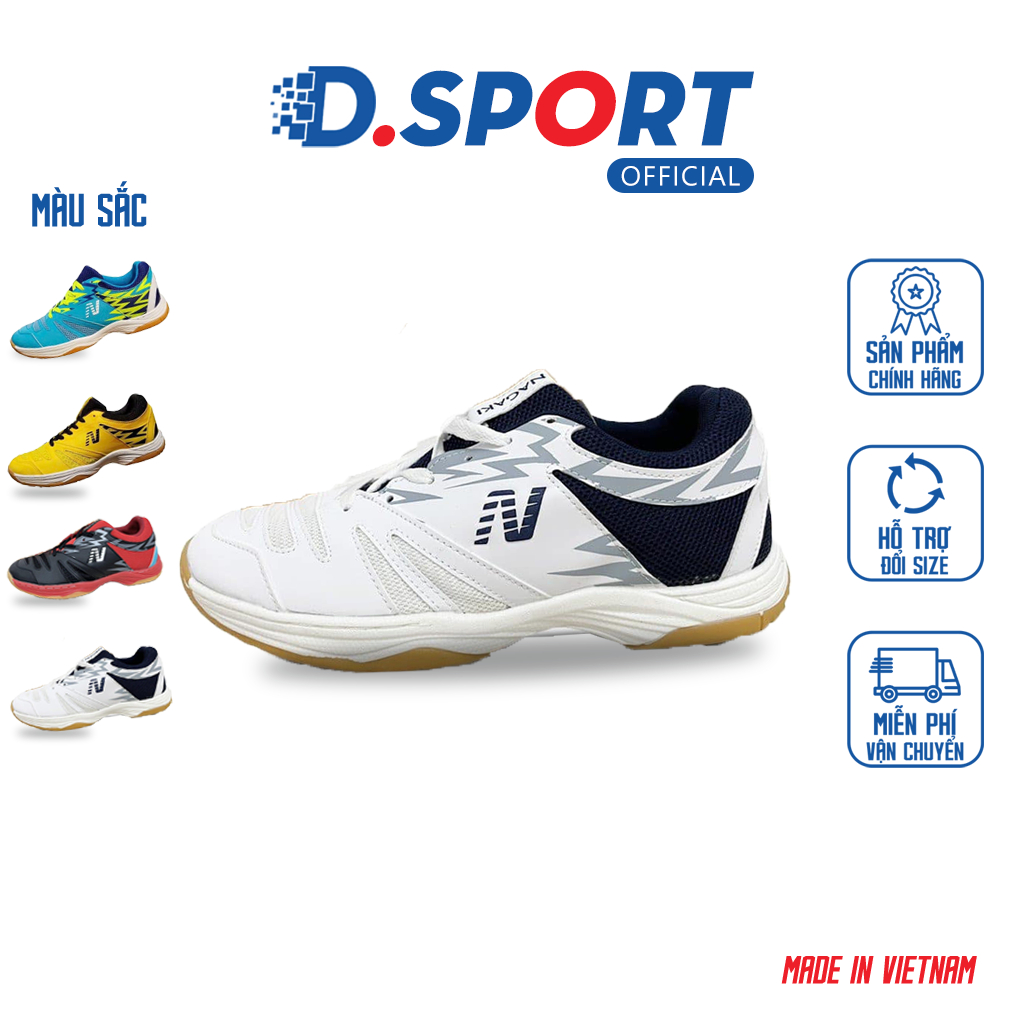 Giày Cầu Lông Bóng Bàn NAGAKI KARYU Đế Kếp Chống Bào Mòn Trơn Trượt Bám Sân Cực Tốt