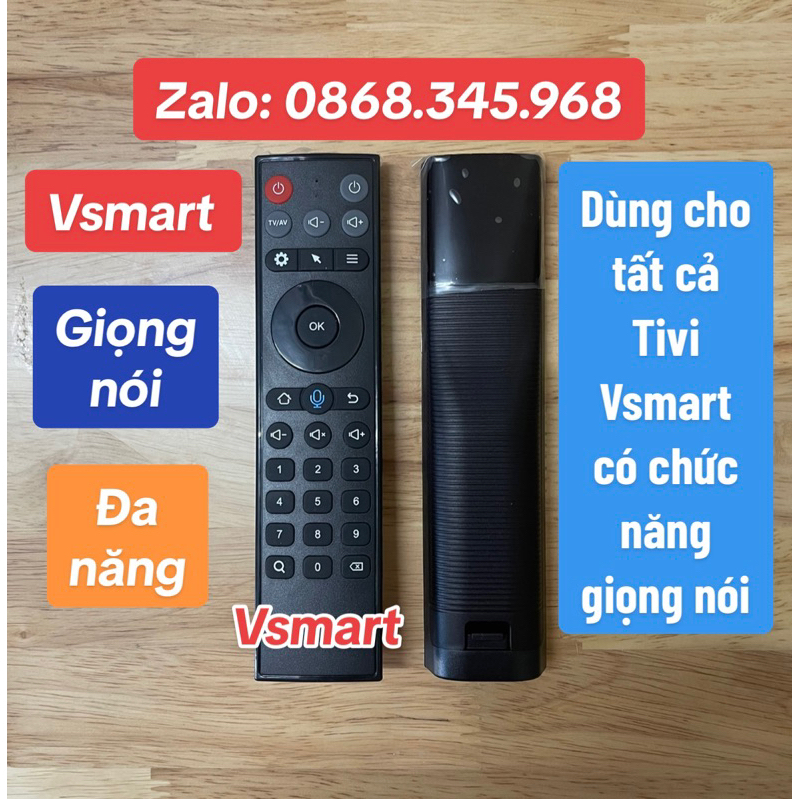Điều khiển Tivi Vsmart giọng nói đa năng