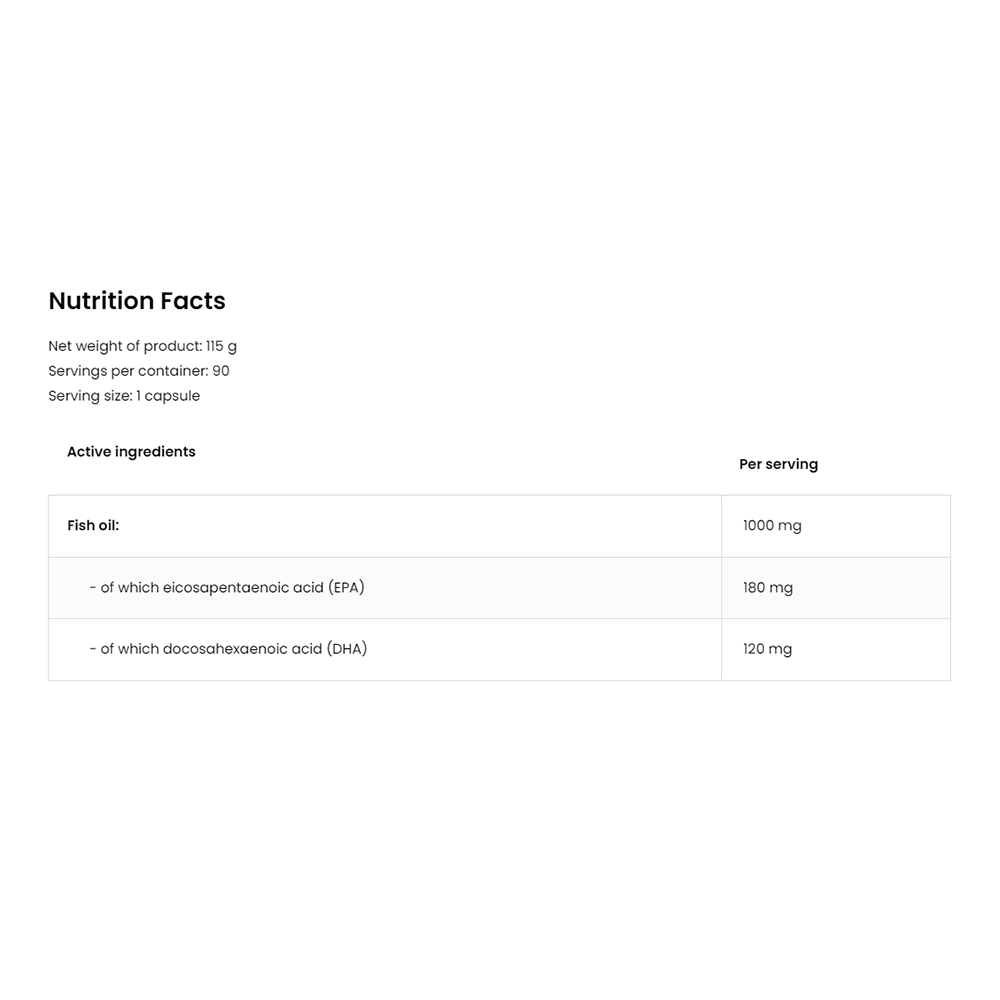Viên Uống Dầu Cá Ostrovit Omega 3, Bổ Sung EPA / DHA