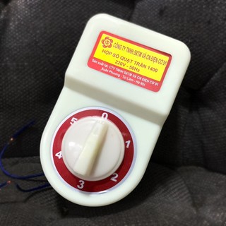 Hộp số quạt trần 6 cấp - Có đầu chờ đấu dây