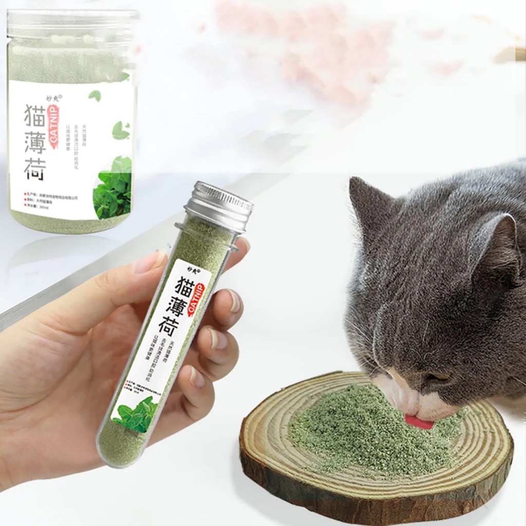 Cỏ Mèo bạc hà Catnip cỏ thơm cho mèo 50ml