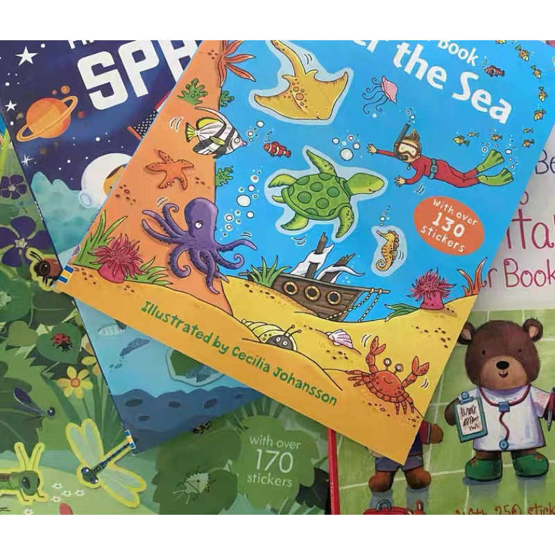 Sticker Bóc Dán Tiếng Anh Theo Chủ Đề Cho Bé