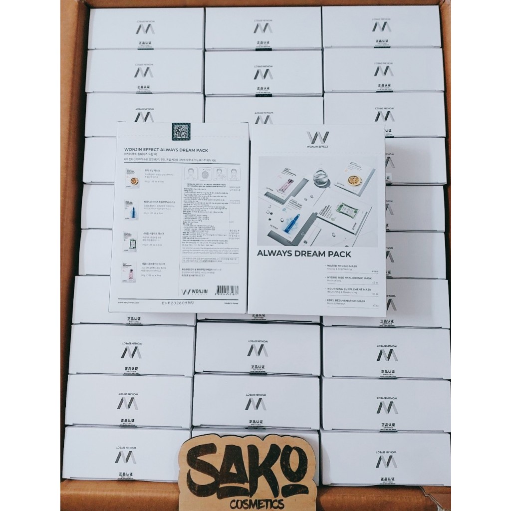 Mặt nạ Wonjin DR Wonjin các loại hộp mix 15 miếng