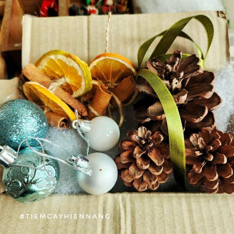 Set trang trí cây thông cơ bản