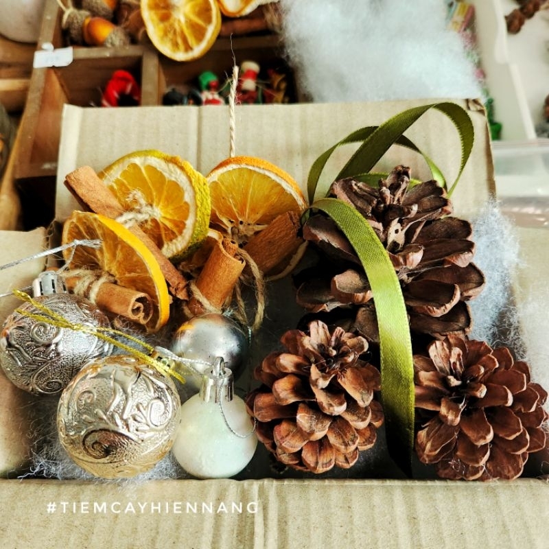 Set trang trí cây thông cơ bản