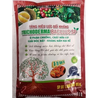 NẤM ĐỐI KHÁNG TRICHODERMA-BACILLUS.SP (gói 1kg)