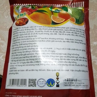 NẤM ĐỐI KHÁNG TRICHODERMA-BACILLUS.SP (gói 1kg)