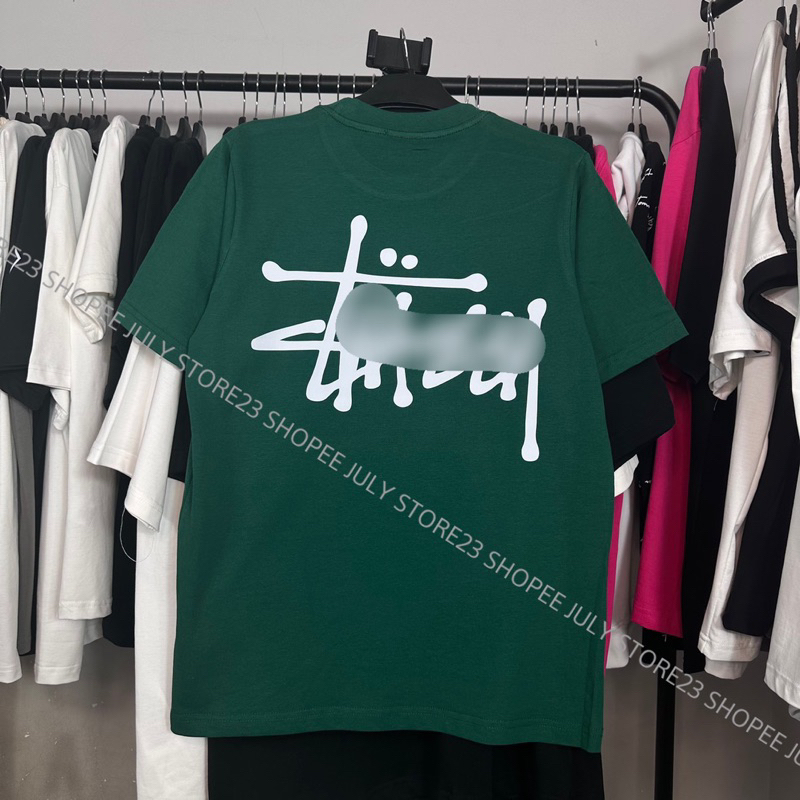 Áo Thun Stu.ss.y Basic Unisex Thun 100% Cotton 2 chiều co dãn - Hàng Full bọc tem tag