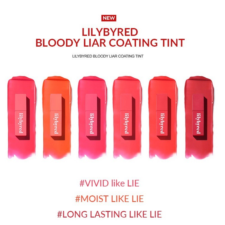 Son Kem Bóng Lilybyred Bloody Liar Coating Tint