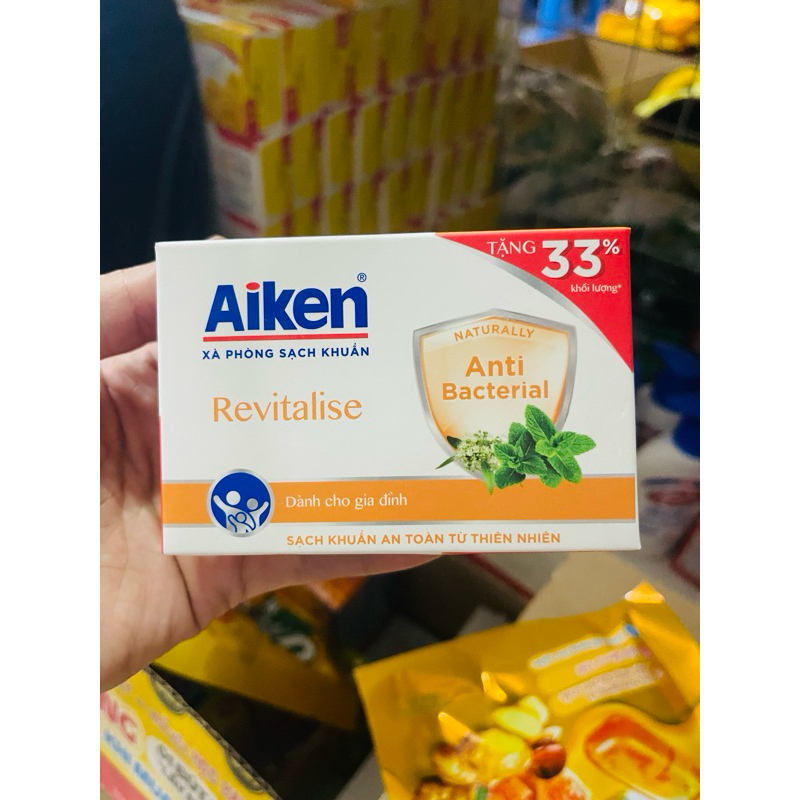 Xà Phòng Sạch Khuẩn Aiken 180g