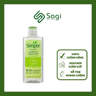 Toner Simple Kind To Skin Soothing Facial 200ml [MẪU MỚI]
