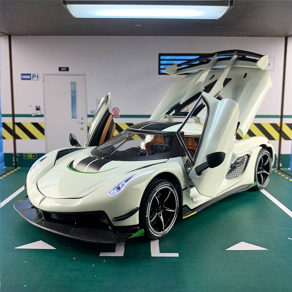 Mô hình xe Koenigsegg Jesko tỉ lệ 1:24 Chezhi