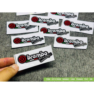 Tem sticker bembo dán trang trí xe và nhiều vị trí khác